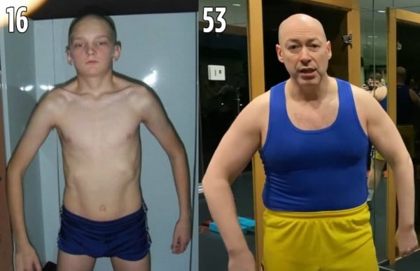 Дмитро Гордон в молодости
