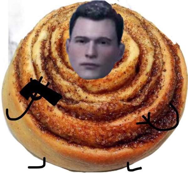 Коннор Детройт булочка с корицей