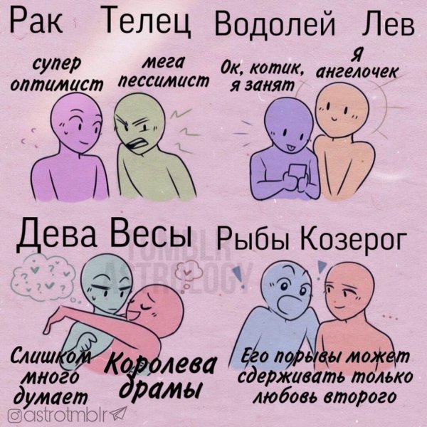 Мемы про знаки зодиака комиксы