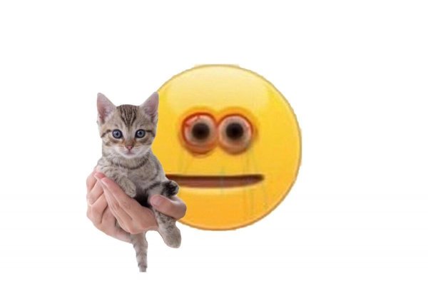 Сумасшедший смайлик с руками