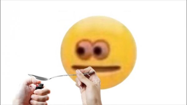 Безумный смайлик с рукой