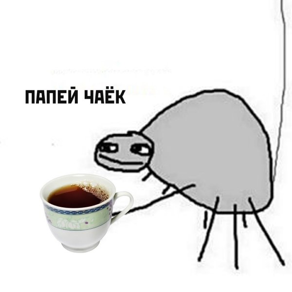 Попей чайку паук
