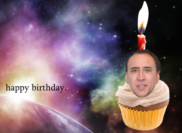 Николас Кейдж Happy Birthday