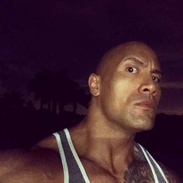 Дуэйн скала Джонсон бровь