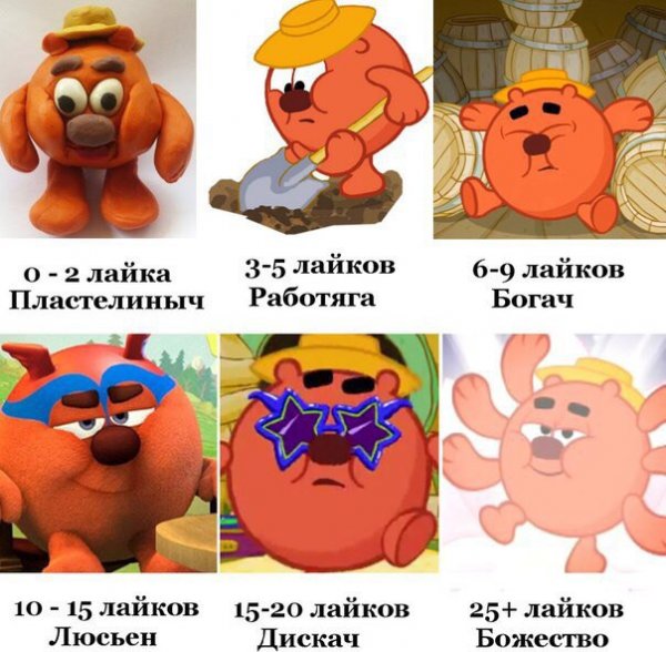 Смешарики Люсьен синяя маска Люсьена