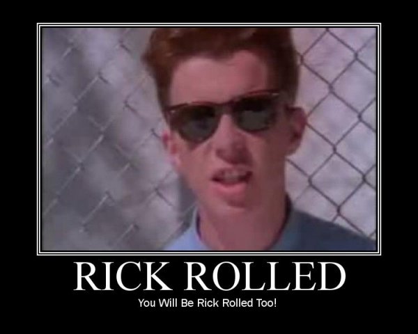 Рик ролл never gonna give you up