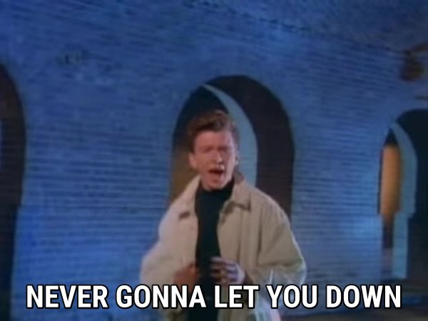 Рик ролл never gonna give you up