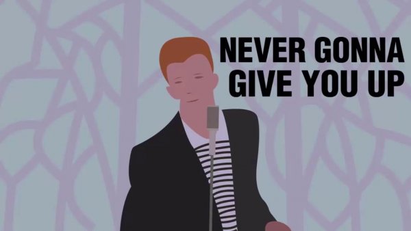Рик Эстли never gonna give