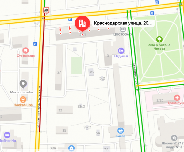 Метро Люблино ул Краснодарская
