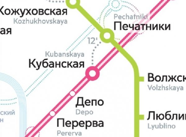 Станция МЦД Люблино