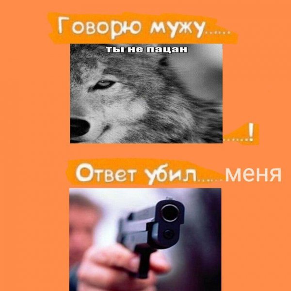 Мем говорю мужу ответ убил