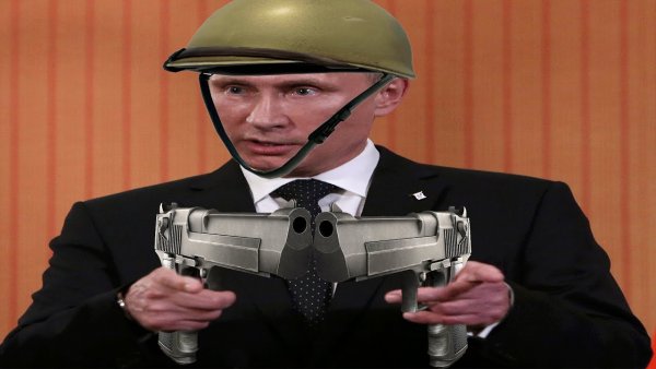 Широкий Путин идет