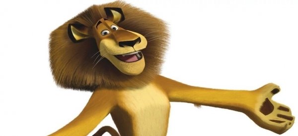 Лев Алекс из Мадагаскара Мем