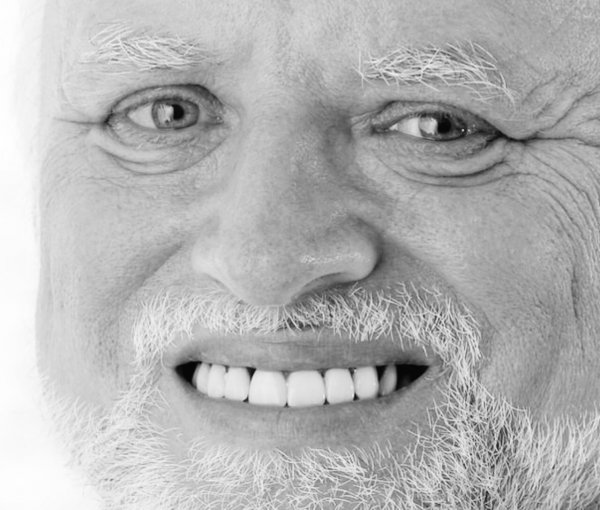 Негр радостный и грустный