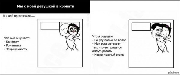 Мемы про парня и девушку в кровати