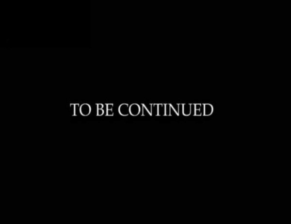 Надпись to be continued