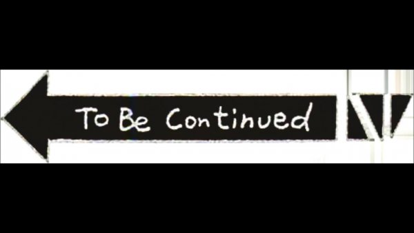To be continued на зеленом фоне
