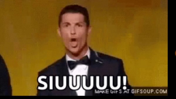 Роналду SIUUUU gif