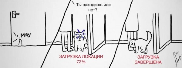 Кот задумался