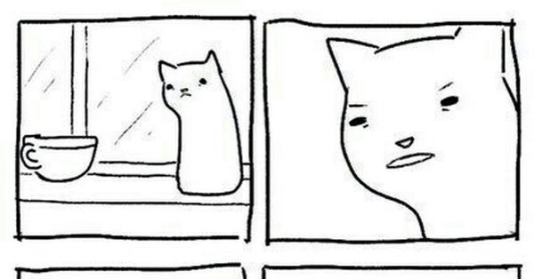 Кот Мем безысходность