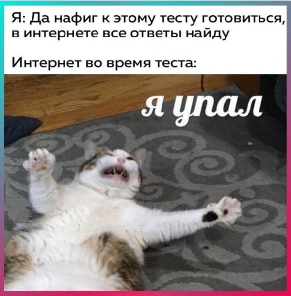 Я упал Мем