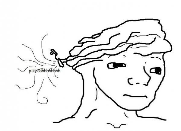 Мозг Мем Wojak