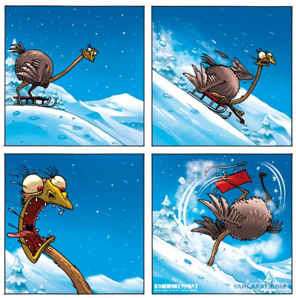 Комикс зима