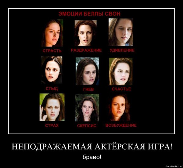 Белла Сумерки актерская игра