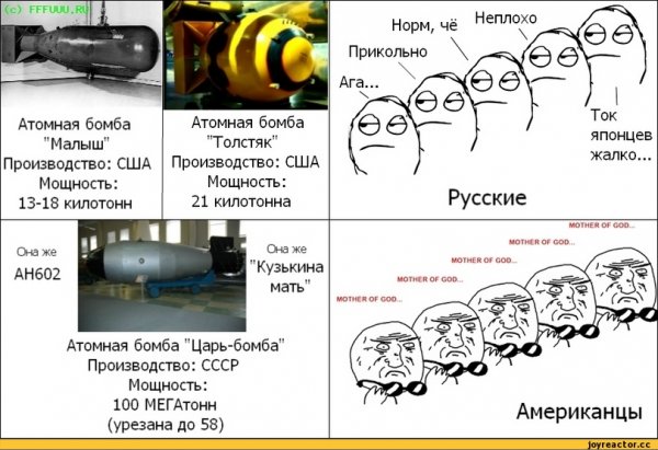 Шутки про ядерное оружие