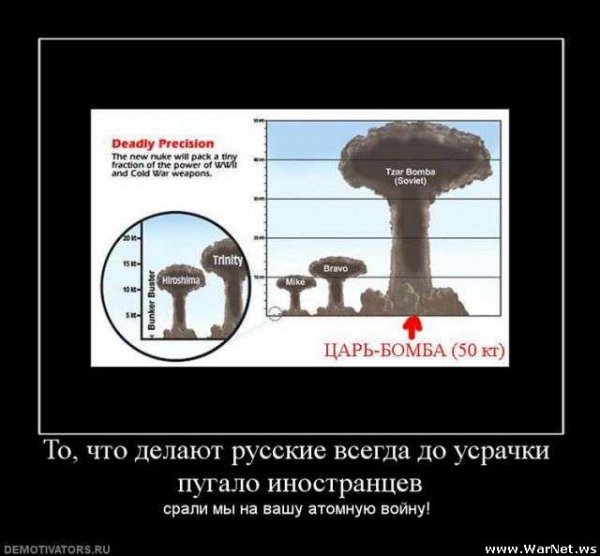 Демотиваторы про ядерную войну