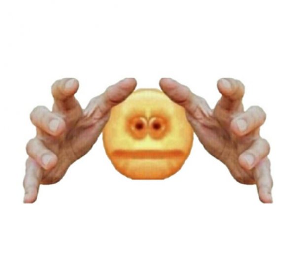 Смайлик тянет руку