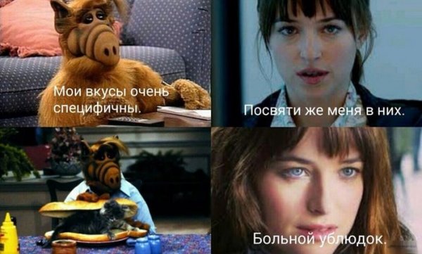 50 Оттенков серого больной ублюдок Мем