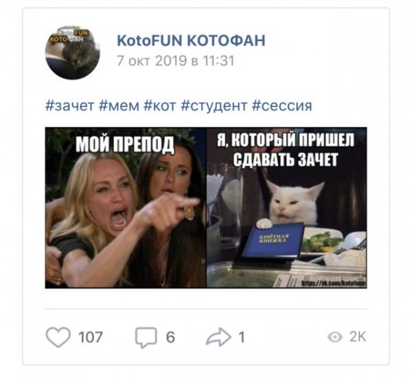 Мемы из 2019 года