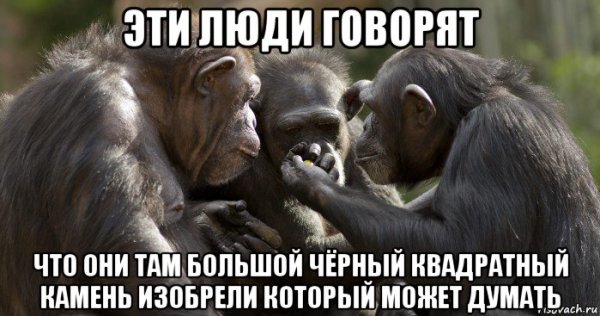 Обезьяны искусственный интеллект прикол