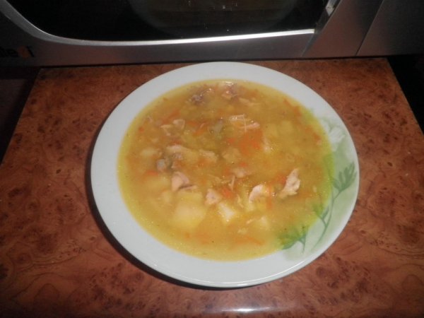 Гороховый суп сладкий перец