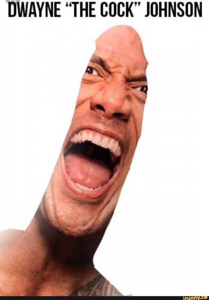 Дуэйн скала Джонсон я еблан