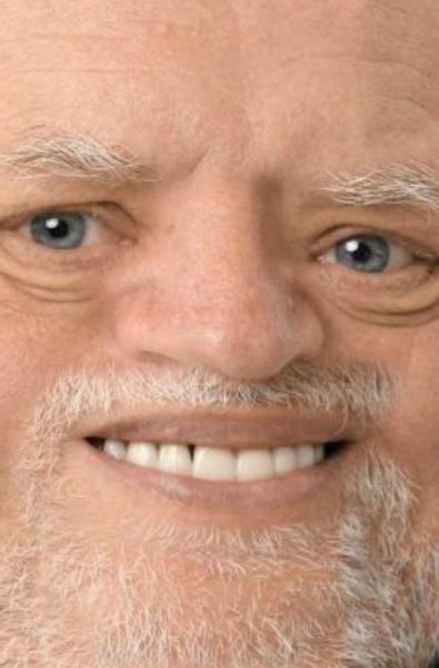 Улыбающийся дед