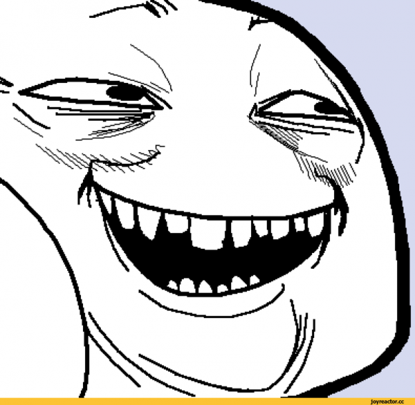 Мем улыбается