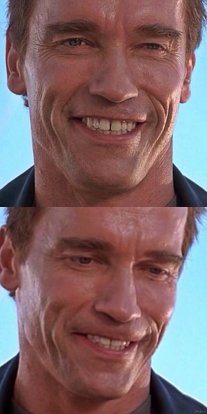 Арнольд Шварценеггер улыбка