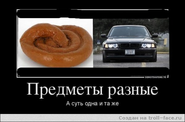 БМВ И Мерседес какашка