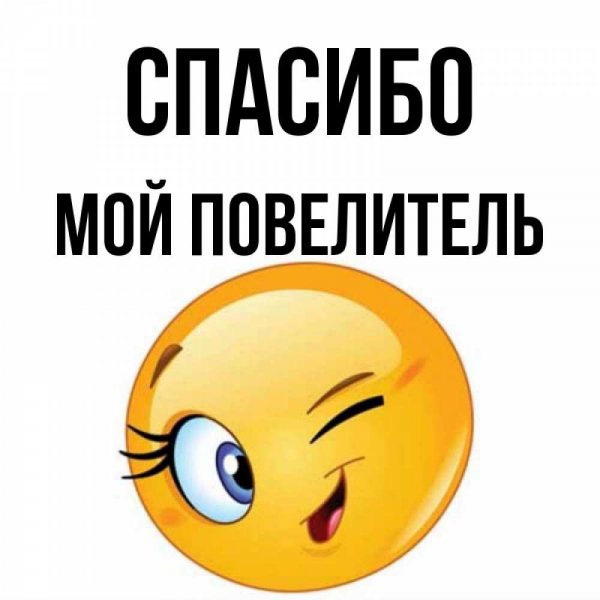 Спасибо мой Повелитель