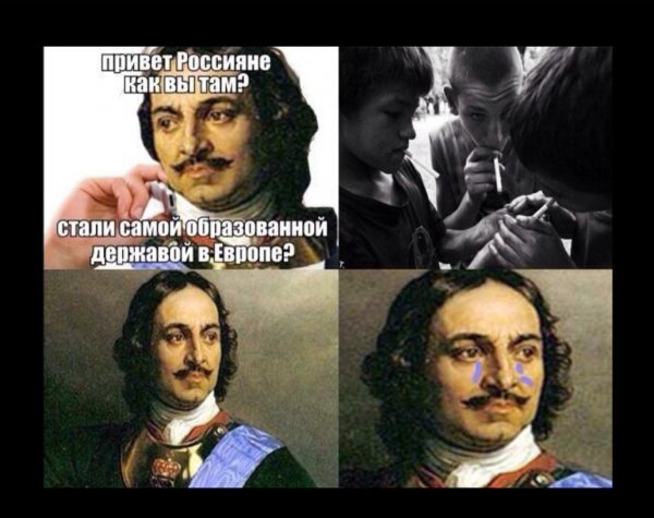 Петр первый мемы