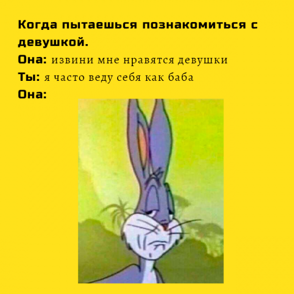 Удивлённый кролик Багз Банни