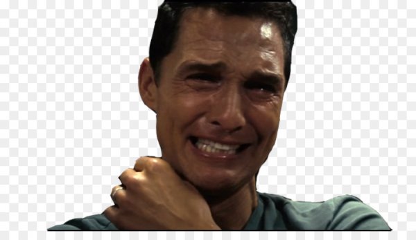 Человек плачет без фона