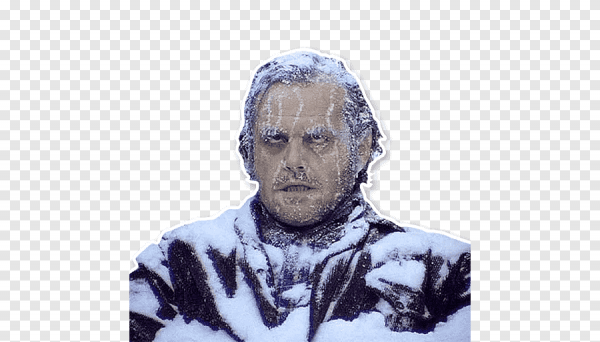 Замерзший мужчина