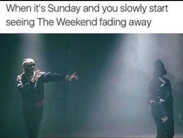 The weekend Мем