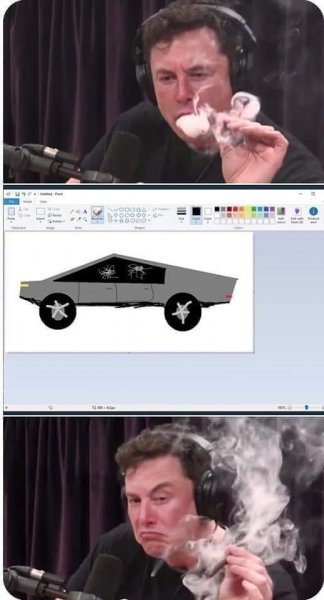 Elon Musk курит