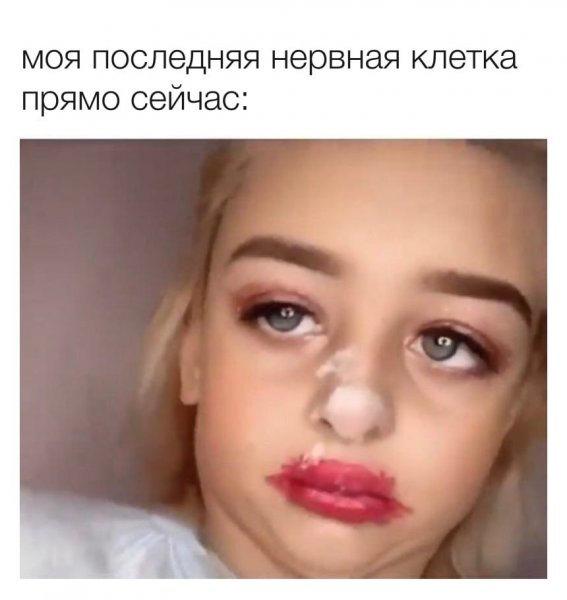 Мемы про последнюю нервную клетку