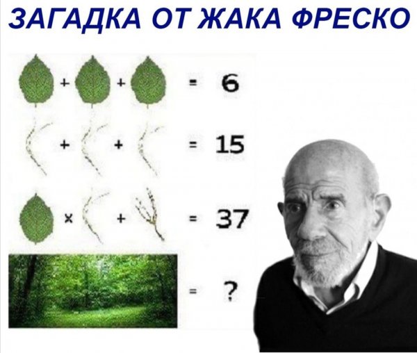 Загадка от Жака Фреско