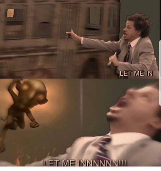 Let me in Eric Andre